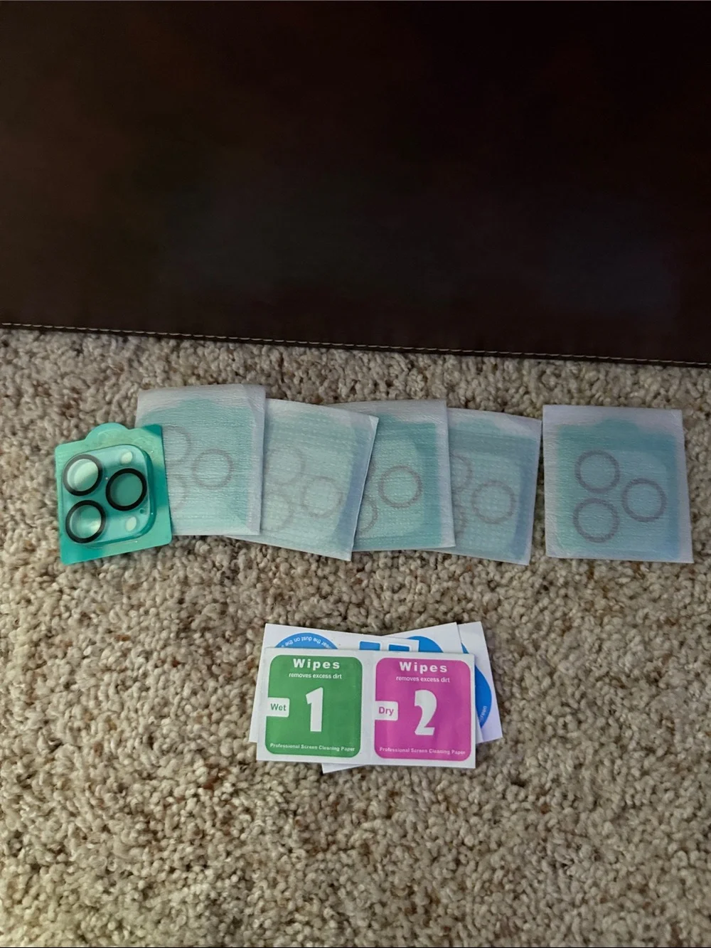 Camera Lens Protector Set with wipes - iPhone 14& 15